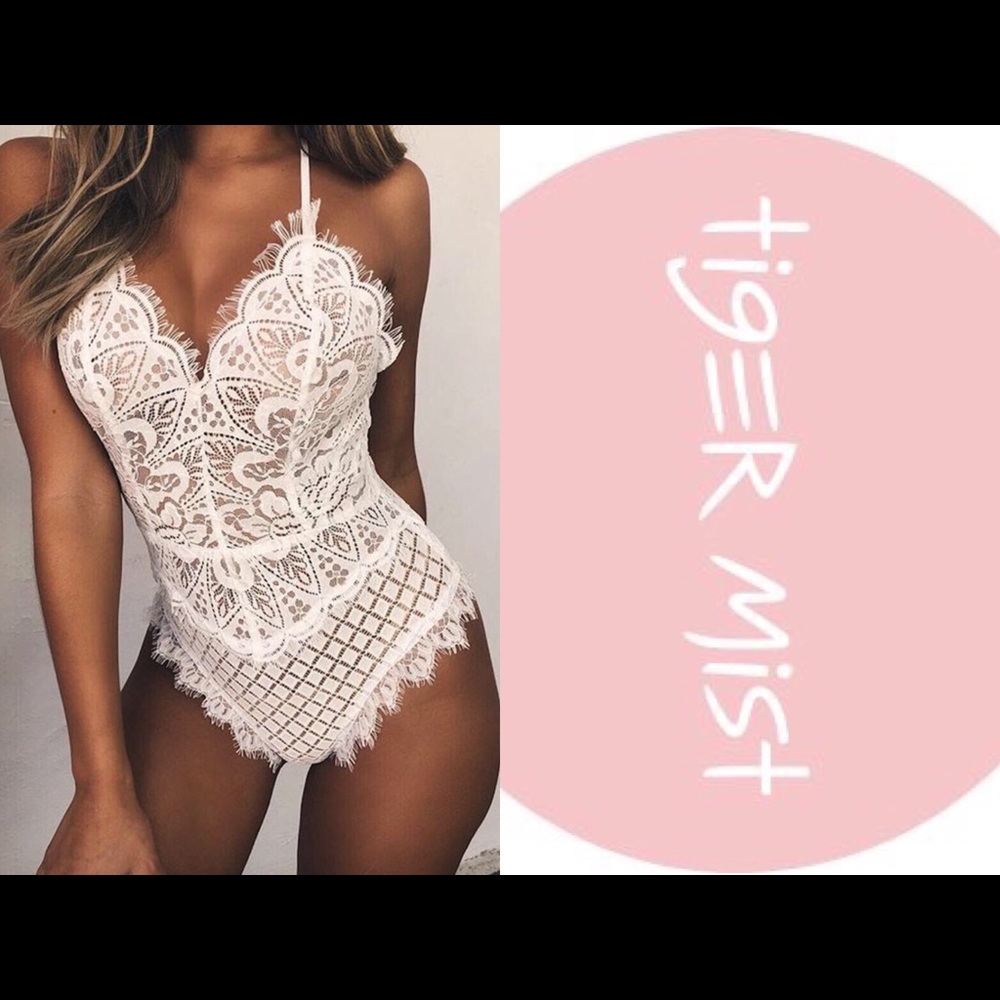 NWT Tiger Mist Cadence Body Suit in White